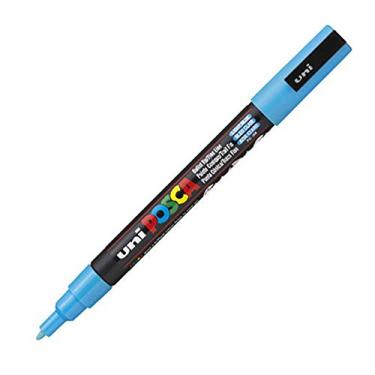 Imagem de Caneta Posca Artística Marcador 1.3Mm Azul Claro 1 Unid. Pc-3M
