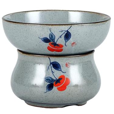 Imagem de PAYNAN Filtro de chá de cerâmica chinesa retrô para uso doméstico, coador de chá Kung Fu