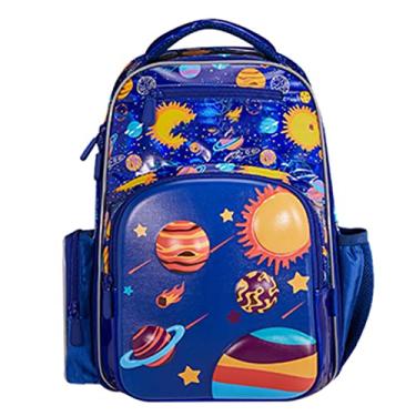 Imagem de Mochila infantil, mochilas respiráveis com vários compartimentos para ambientes externos (azul G)