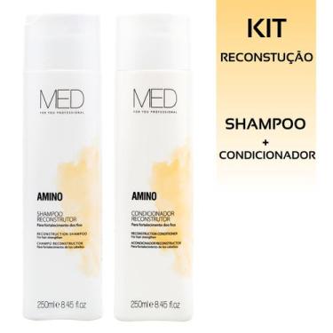 Imagem de Kit Shampoo E Condicionador De 250ml Para Cabelos Fortalecidos E Nutri