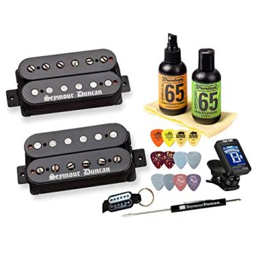 Imagem de Seymour Duncan Black Winter Matched HB Pickup Set with True Tune Tuner, Dunlop Care Kit, Picks 11102-92-B