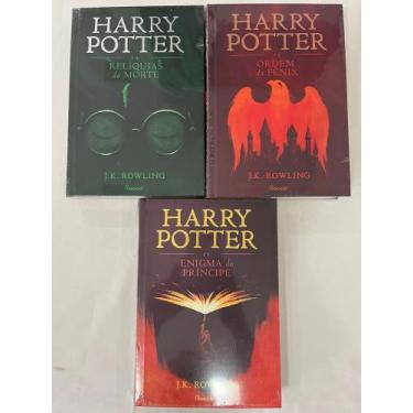 Imagem de Kit Livros Harry Potter Coleção J. K. Rowling Com 3 Livros Novos Capa