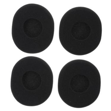 Imagem de OSALADI 4 Pcs Capa de algodão para fone de ouvido bloco kids Almofada de substituição fones de ouvido Studio ear pads almofada sobre a orelha capa de esponja capa protetora h800