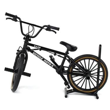 Imagem de Power Toys TECH - Bicicleta de CROSS BMX em Miniatura: Detalhes Autênticos em Escala Reduzida para os Amantes de Bikes 1:8 (Preta)