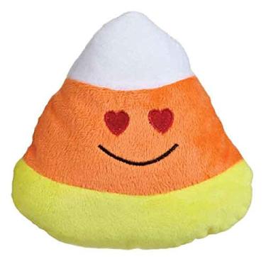 Imagem de Grriggles Emoji Candy Corn Plush Halloween Dog Toys (olhos de coração)