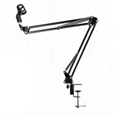 Imagem de Suporte Pedestal De Mesa Para Microfones, Braço Articulado