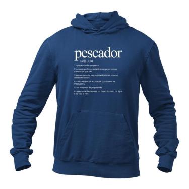 Imagem de Blusa Masculina Frio de Moletom Humor Pescador-Masculino