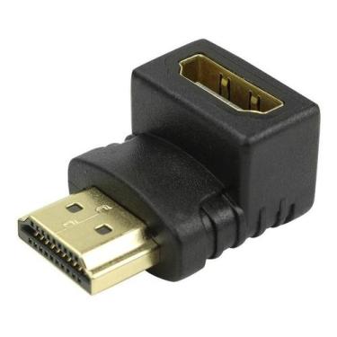 Imagem de Adaptador Hdmi Macho X Hdmi Fêmea 90 - TEBERA, AUDIO E VIDEO