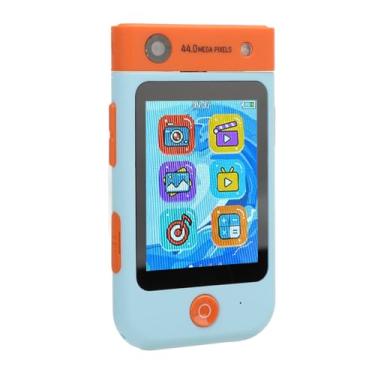 Imagem de Câmera Digital 1080P 48MP IPS Touchscreen Com Foco Automático Despertador MP3 Player de Música Câmera Portátil (Azul)