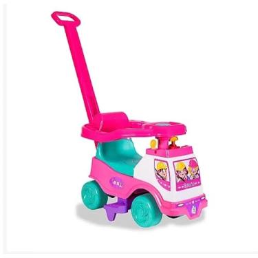Imagem de Totoka Carrinho Andador Triciclo Infantil Rosa - Seguro e Divertido para Crianças