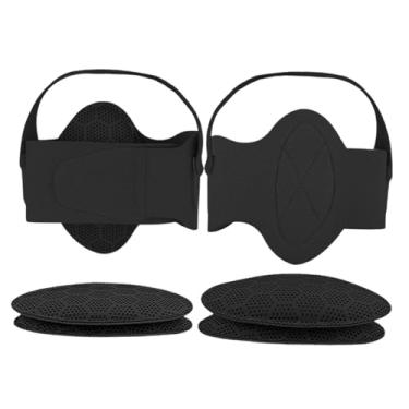 Imagem de Zialofi Suporte de Arco Suporte de Arco Suporte de Arco Bandas de Compressão Ajustáveis Arcos Altos Suporte de Arco Almofada Suporte de Arco Manga para Botas, Preto