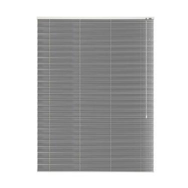 Imagem de Persiana Horizontal 16mm Metálico 1,60 X 2,20 Aço Escovado, Prata, Bro