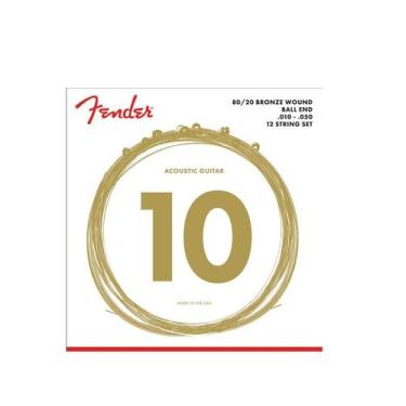 Imagem de Encordoamento Fender Violão 12 Cordas 80/20 Bronze 730070423