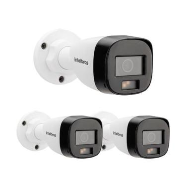 Imagem de Kit 3 Câmeras Multi HD 2 Megapixels 20m VHD 1220 B FULL COLOR Intelbra
