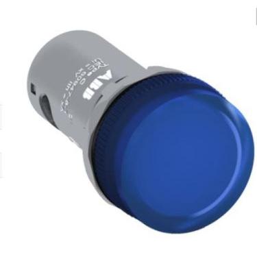 Imagem de Sinaleiro Azul Claro LED compacto 24V AC / DC 22mm, ABB