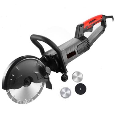 Imagem de 星姿 Wall Chaser, máquina de corte de parede de concreto portátil de alta potência 7000W, com 1/2/3 peças dente de serra de 230 mm, profundidade de ranhura de 0-100 mm, largura ajustável, 5800r/min