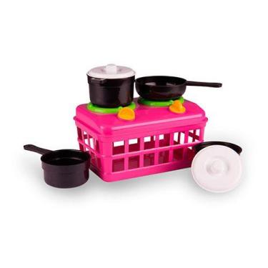 Imagem de Cesta Panelinhas E Fogão Infantil, 4040, Poliplac - Sunny