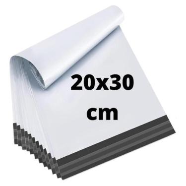 Imagem de Saco Plástico Lacre Sedex Correios Branco 20X30 500 Unidades - Super E