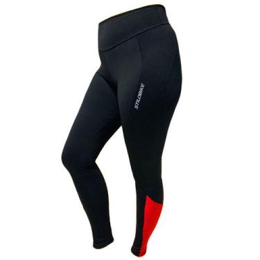 Imagem de Calça Ciclismo Stilo Bike Colors Feminina Vermelho, Vermelho, M, Femin