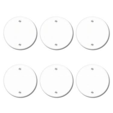 Imagem de Kit Com 6 Placas Espelho Redonda Cega 3 F0 R Tampa - Fame