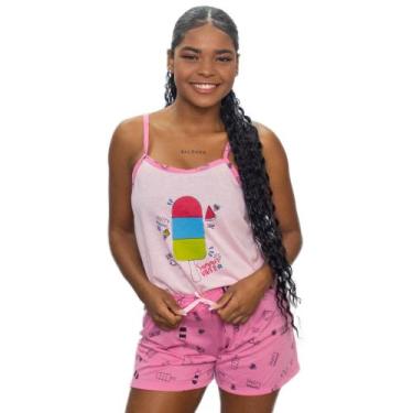 Imagem de KIT 3 Pijamas Femininos Baby Doll Modelo Alcinha  Nova Coleção - SLEEP