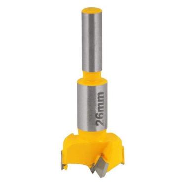 Imagem de Fresa com 2 Dentes de Metal Duro para Dobradiça tipo Caneco, 26mm Vond