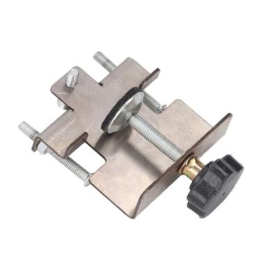 Imagem de Braçadeira de Montagem Porta do Armário, Gabarito de Instalação de Aço Inoxidável para Armário Suspenso, Guarda-roupa, Armário Com Parafuso Inferior, Fixação de 1-39mm, Ajuste