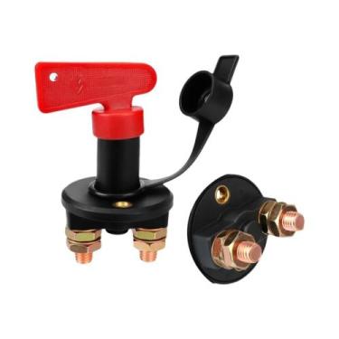 Imagem de Chave Geral de Liga/Desliga para Carro 12V/24V - Interruptor de Corte 