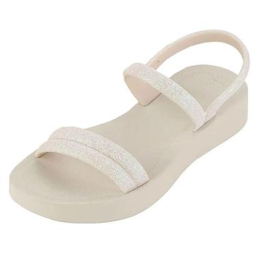 Imagem de Sandalia Feminina Conforto Zaxy Glitter 19010