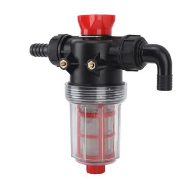 Imagem de Plástico 304 Aço Inoxidável Inline Coador, Filtro Duplo Mangueira Diâmetro Irrigação Água Bomba Filtro, Filtro Tela Água Bomba Filtro para Jardim (Conector de 38 mm (tubo externo