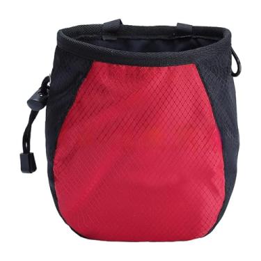 Imagem de menolana Bolsa de Armazenamento de Sacos de Giz Acessórios de Não -lips de Embalagem Bolsa de Transportadora de Giz para Caçar Ginástica de Ginástica Sports Li, vermelho