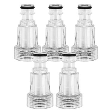 Imagem de BuleVina 5 peças de substituição de conector de filtro de entrada de água serve para lavadora de pressão sem fio DEWALT 20V MAX DCPW550