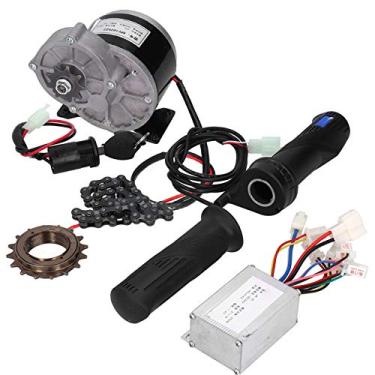 Imagem de Conjunto de Motor de Escova Elétrica, Kit de Conversão Elétrica do Motor de Escova para Scooter de Bicicleta Elétrica 24V 250W