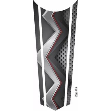 Imagem de Adesivo Faixa  Gravata  Tanque Resinado Cg Honda 025 - Resitank