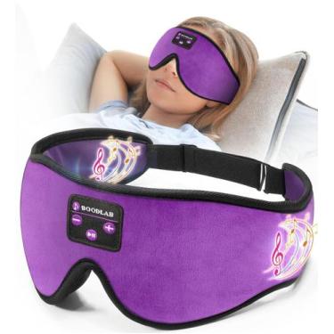 Imagem de Máscara de dormir Bluetooth Boodlab Fones de ouvido para quem dorme de