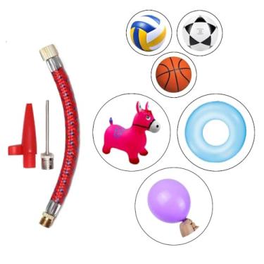 Imagem de Jogo Com 10 Kits De Bicos Para Inflar Encher Bolas Bexigas Balões Cavalinho Upa Upa Revenda Lojista