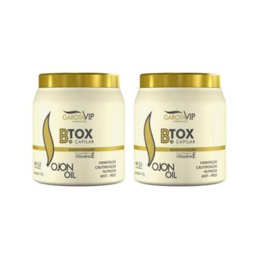 Imagem de Botox Garota Vip B.Tox Capilar 1000g - Kit C/ 2un