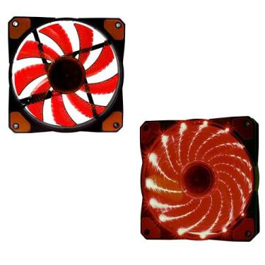 Imagem de Cooler Fan 120mm Vermelho 16 LEDs F20 OEX GAME - OEM