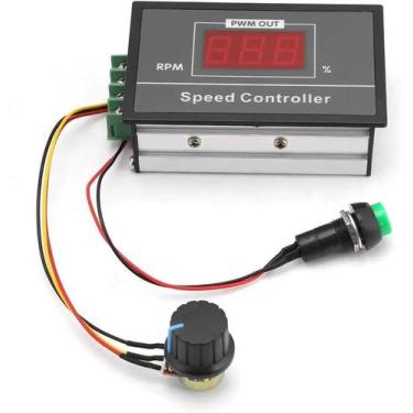 Imagem de Controlador de Velocidade de Motor DC PWM 30A - Alta Tensão (6-60V) co