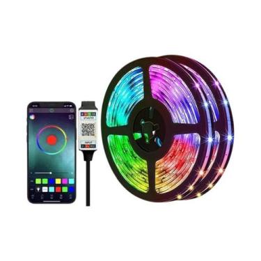 Imagem de Fundo Atmosfera Luz Tiras 5050rgb Cor Bluetooth 5v Luz Set TV Cabeceir