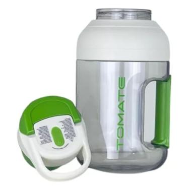 Imagem de Garrafa de Suco Portátil Copo Liquidificador Elétrico Portátil com Carregamento USB com Capacidade 1500 ML (Verde) - YODHE