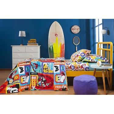 Imagem de MANTA FLANNEL SOLTEIRO - 1 PEÇA - MICKEY FRIENDS VIBES