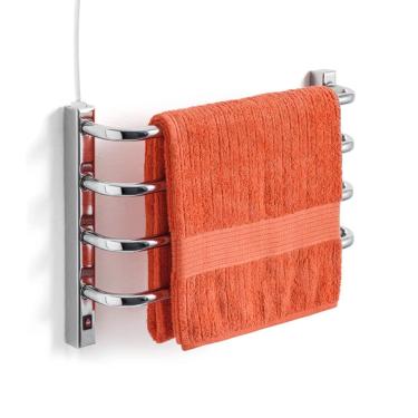 Imagem de Toalheiro Térmico Pequeno Cromado 110v Fio Superior Esquerdo