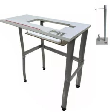 Imagem de Mesa Bancada P/ Máquina Costura Singer Hd6605 Hd6705 Hd6805 - pro maq