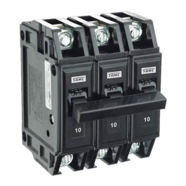 Imagem de Disjuntor NEMA Tripolar FN 3P de 10 Ampères - 5172 - FAME