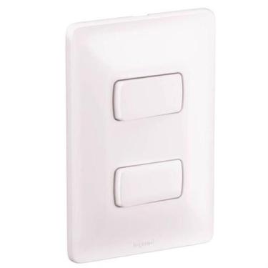 Imagem de 2 Interruptores Simples 4x2 10A 250V Zeffia - 680101 - PIAL