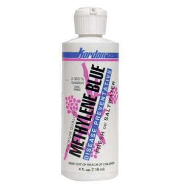 Imagem de Kordon Prevenção de doenças do azul de metileno – Seguro para aquários de água doce e salgada, previne infecções fúngicas e trata parasitas, reduz o estresse dos peixes, 118 ml