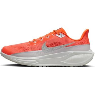 Imagem de Nike Tênis masculino com cadarço Air ZOOM PEGASUS 41 PRM, HYPERCRIMSONMETALLICSILVER-SAFETYORA, 47.5 EU