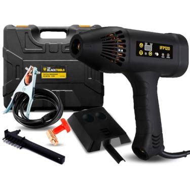 Imagem de Pistola De Solda Inversora Mma 120a Portátil The Black Tools Cor Preto Frequência 60hz 220v