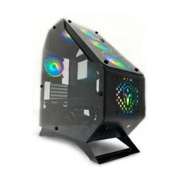Imagem de Gabinete PC Gamer Storm-z Royal Lateral em Vidro Temperado 3 FANs RGB 